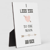 愛してる、月と星の向こうまで フォトプラーク (側面)