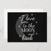 愛してる、月と星の向こうまで ポストカード (正面/裏面)