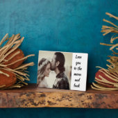 愛してる、月と星の向こうまで Photo White フォトプラーク (側面)