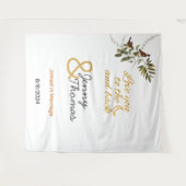 愛してる、月と星の彼方まで。 編集可 タペストリー (正面(横))