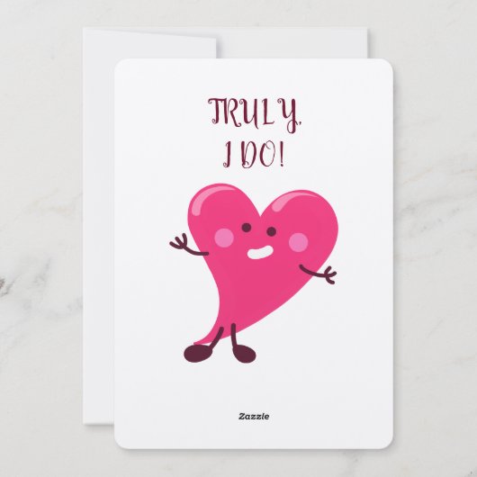 愛してる！本当に私は！ |バレンタカスタマイズイン シーズンカード (裏面)