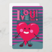 愛してる！本当に私は！ |バレンタカスタマイズイン シーズンカード (正面/裏面)