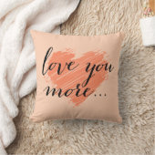 愛してる……桃ハート クッション (ブランケット)