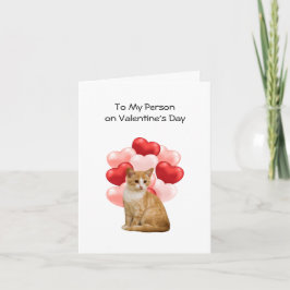 愛してる / 猫からのバレンタインデー シーズンカード