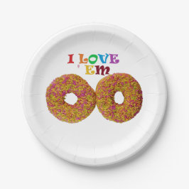 愛してる！紙プレート ペーパープレート