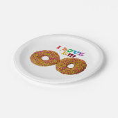 愛してる!紙プレート ペーパープレート (アングル)