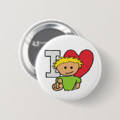 愛してる 缶バッジ (正面&裏面)