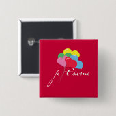 愛してる 缶バッジ (正面&裏面)