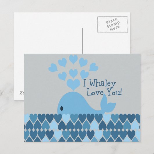 愛してる！青 ポストカード (正面/裏面)