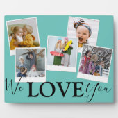 愛してる | 5フォトコラージュ | フォトプラーク (正面)