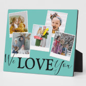 愛してる | 5フォトコラージュ | フォトプラーク (側面)