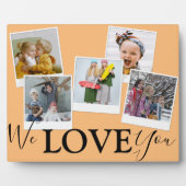 愛してる | 5フォトコラージュ | フォトプラーク (正面)