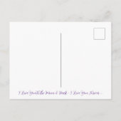 愛してる…AIファンタジーアートプリントウォルフクブ&ガール ポストカード (裏面)