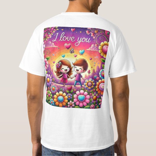 愛してる Tシャツ (裏面)