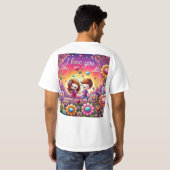 愛してる Tシャツ (裏面フル)