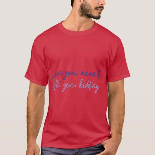 愛してる Tシャツ (正面)