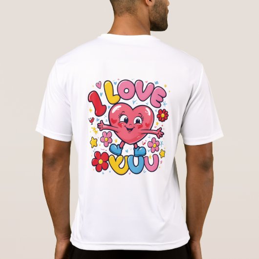 愛してる Tシャツ (裏面)