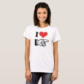 愛してる Tシャツ (正面フル)