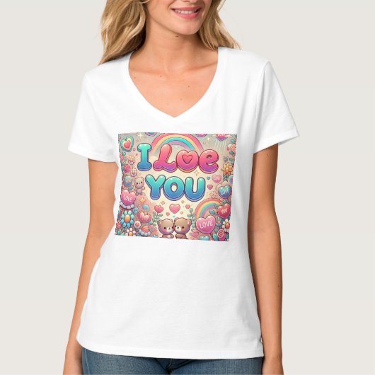 愛してる Tシャツ (正面)