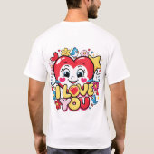 愛してる Tシャツ (裏面)