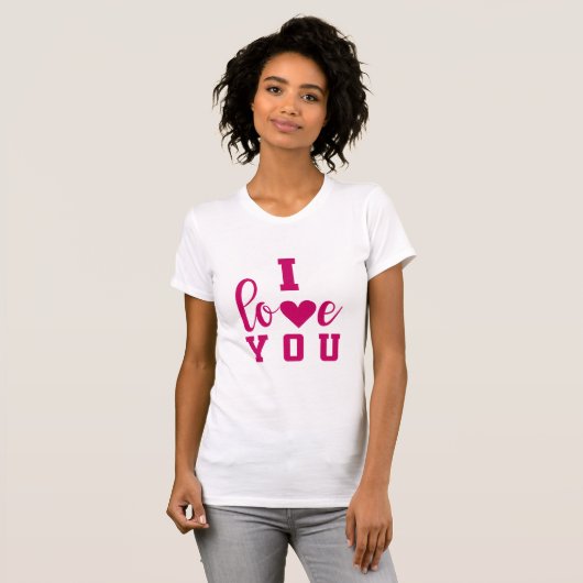 愛してる Tシャツ (正面フル)