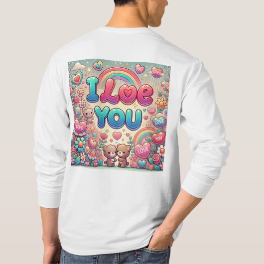 愛してる Tシャツ (裏面)