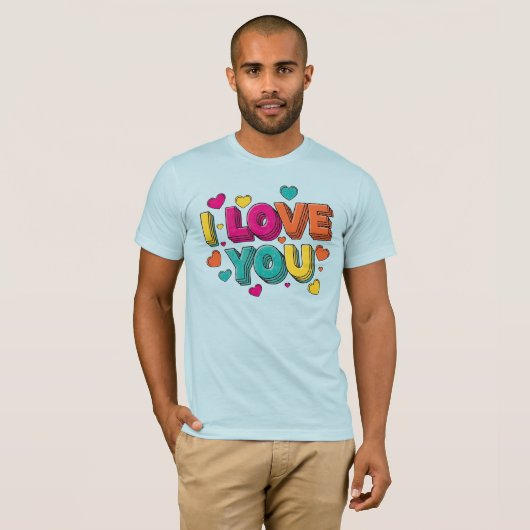 愛してる Tシャツ (正面フル)