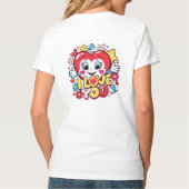 愛してる Tシャツ (裏面)