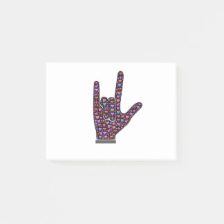 愛してるASL ポストイット