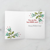 愛して下さいお母さん… 母の日カード カード (内部)