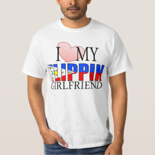 愛して下さいFlippinの私のガールフレンド(フィリピン人)を Tシャツ
