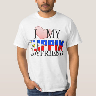 愛して下さいFlippinの私のボーイフレンド(フィリピン人)を Tシャツ