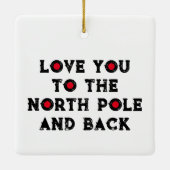 愛して北極へ セラミックオーナメント (裏面)