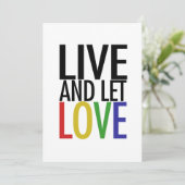 愛して生きろ 招待状 (スタンド正面)