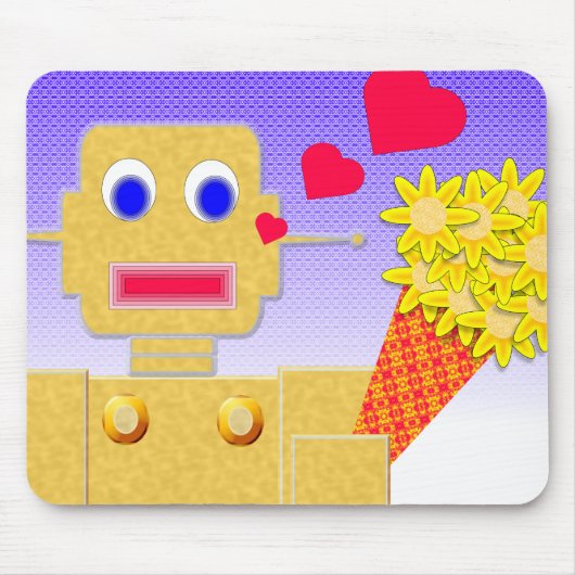 愛して私はボット マウスパッド (正面)