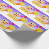 愛して私はボット ラッピングペーパー (角)