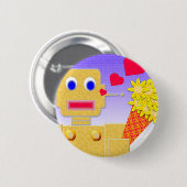 愛して私はボット 缶バッジ (正面&裏面)