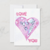 愛して サンキューカード (正面)