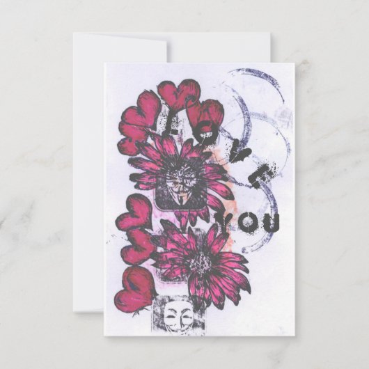 愛して サンキューカード (正面)