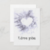 愛して サンキューカード (正面/裏面)