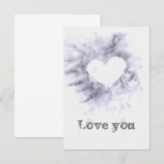 愛して サンキューカード (正面/裏面)