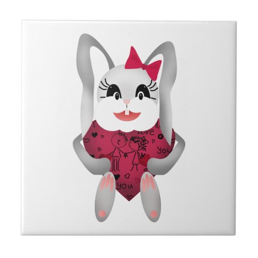 愛して タイル (正面)