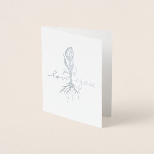 愛して 箔カード (正面)