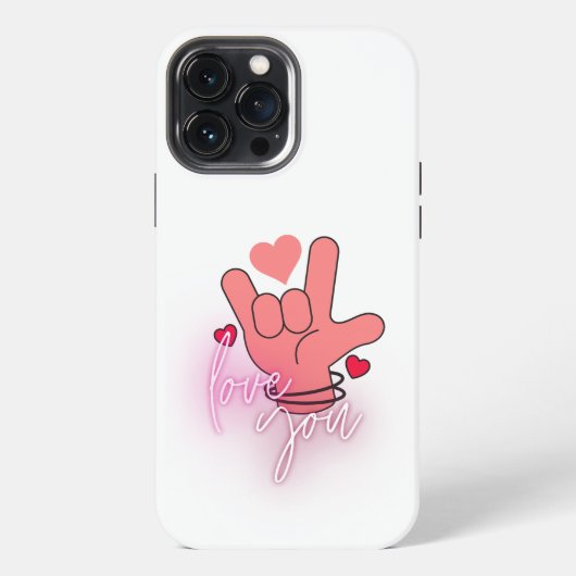 愛して.w iPhoneケース (裏面)