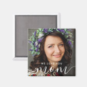 『愛しのお母さんモダンのクラシック写真』 マグネット (正面/裏面)