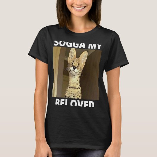 愛しのサーバルキャット・ソガマスメ Tシャツ (正面)