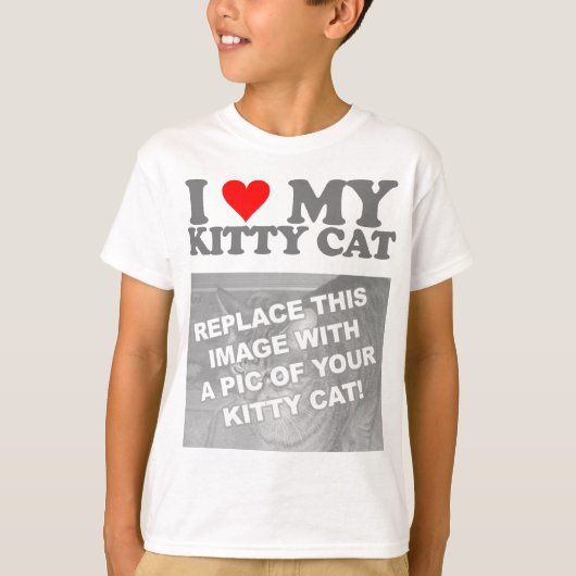 愛しの子猫 Tシャツ (正面)