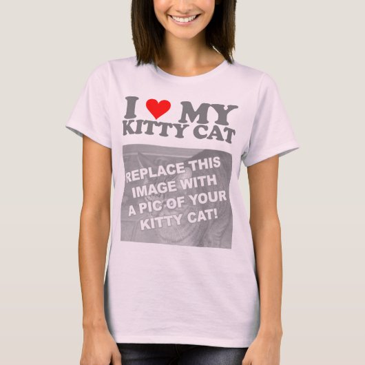愛しの子猫 Tシャツ (正面)