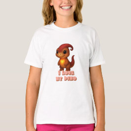 愛しの恐竜 カムリちゃんハートTシャツ Tシャツ