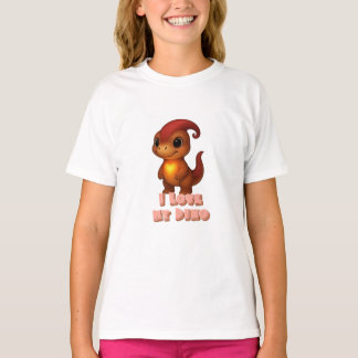 愛しの恐竜 カムリちゃんハートTシャツ Tシャツ